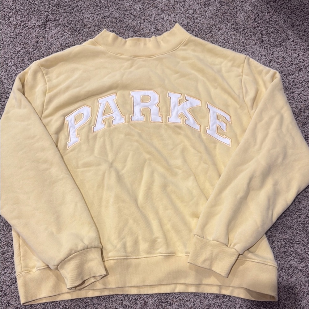 PARKE Women's Yellow Sweatshirt